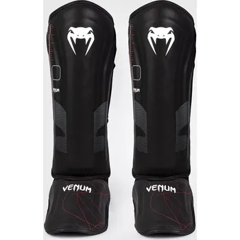 Chránič holeně pro bojový sport Chrániče holení a nártů Venum Tactical XT - Black/Fire Red Velikost: M