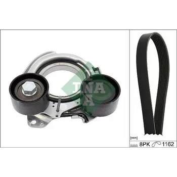 Sada žebrovaných klínových řemenů Schaeffler INA 529 0568 10