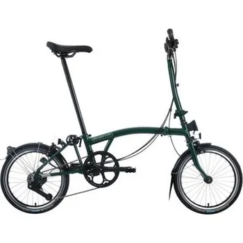 Skládací kolo Skládací kolo Brompton C Line 12Speed, Racing Green/Racing Green typ řídítek H