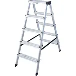 Oboustranné hliníkové schůdky Dopplo 2x5 stupňů