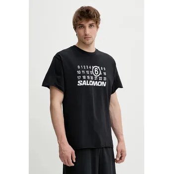 Pánské tričko Tričko MM6 Maison Margiela x Salomon SH0GC0051 černá 99X, vel. S