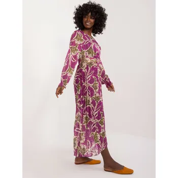 Dámské šaty DHJ SK 13928 šaty.42 fialová jedna velikost