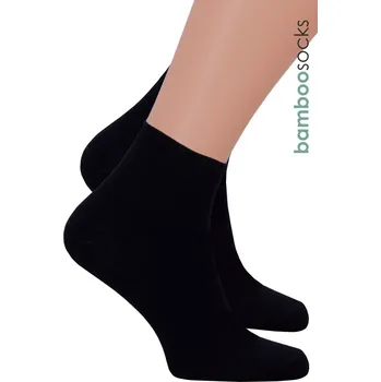 Pánské kotníkové ponožky 028/5 STEVEN Barva/Velikost: černá / 44/46