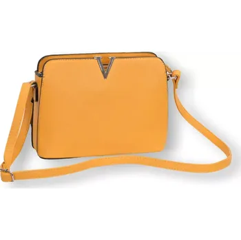 Kabelka Dámská žlutá malá kabelka Monica & Co. crossbody i na rameno T1125