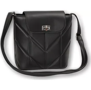 Kabelka Dámská černá malá elegantní kabelka David Moda O1458