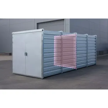 Skladový kontejner Skladovací kontejner DUO ER BOX 12D ((2x6m2) | (1x3m2 1x9m2))