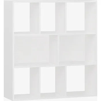 Knihovna Regál Matkam 98,2 cm x 98,2 cm x 28 cm bílý