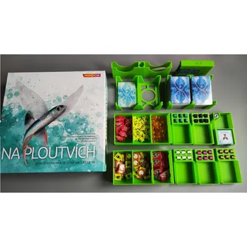 Příslušenství k deskovým hrám inserty.cz Insert: Na ploutvích + Upgrade pack (černý, 083)