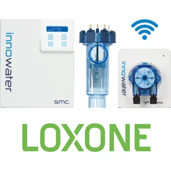 Bazénová filtrace Solonizační jednotka Innowater SMC Modbus Air 10 ORP sonda + pHW s dávkováním pH do 25m³