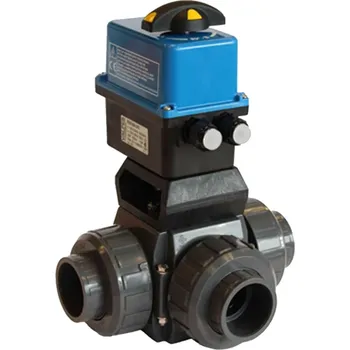 Bazénová filtrace 3-cestný ventil d50 s el.poh.230V T-koule PRAHER ER20