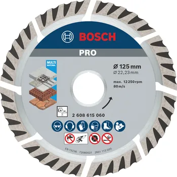 Řezný kotouč Diamantový segmentový řezný kotouč Bosch Standard for universal 125x22,23 mm