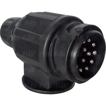 Auto elektroinstalace Zástrčka tažného zařízen13 pólová 12V plastová