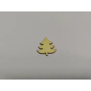 Vánoční dekorace Dřevěný výřez stromeček č.2