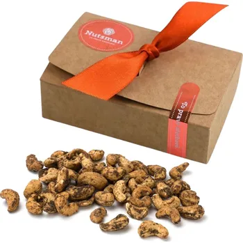 NUTSMAN Dárková krabička - kešu pražené v pepři a soli 150 g