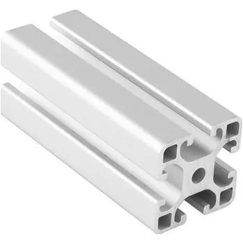 Stavební profil Hliníkový drážkový profil ISP drážka 8 L40 lehký 40 x 40 mm 4 drážky (1ks = 25cm)