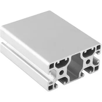 Stavební profil Hliníkový drážkový profil ISP drážka 8 drážek L83 lehký 80 x 40 mm 4 drážky (1ks = 25cm)