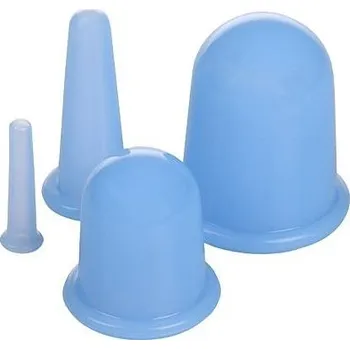 Merco Cups 4Pack masážní silikonové baňky modrá