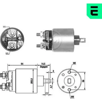 Startér Spínač startéru S114-902 Hitachi S114-902