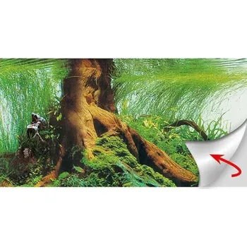 Dekorace do akvária Hobby Pozadí do akvária samolepící, předřezané 120x50cm Perlová řeka - Hlubok