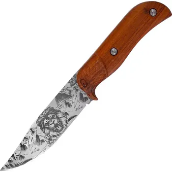 Outdoorový nůž CO 37274 KC3268 Hnědácm/Lev