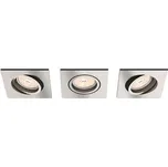 Philips 50403/17/PN myLiving Donegal zápustné svítidlo 3-set 3xGU10 nikl