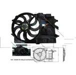 Větrák, chlazení motoru NRF47302