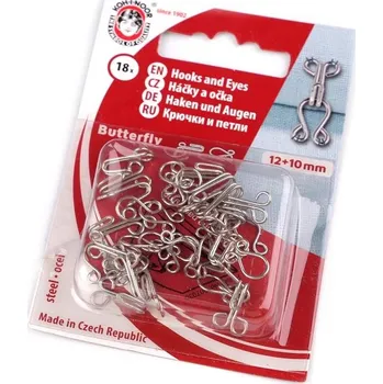 L2666 Háčky a očka 4. (12+10mm) - Nikl