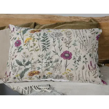 Povlečení XPOSE® Bavlněný povlak na polštář BOTANICA - 70x90 cm, Bavlna + Prodloužená možnost vrácení zboží do 50 dnů