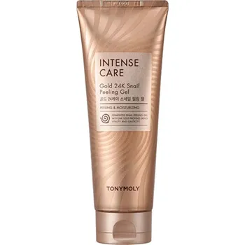 Pleťový peeling Tony Moly Intense Care Gold 24K Snail Peeling Gel - Peelingový pleťový gel 150 ml