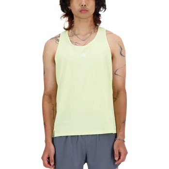 Pánské tílko Tílko New Balance Athletics Racing Singlet mt41290-llt Velikost XS