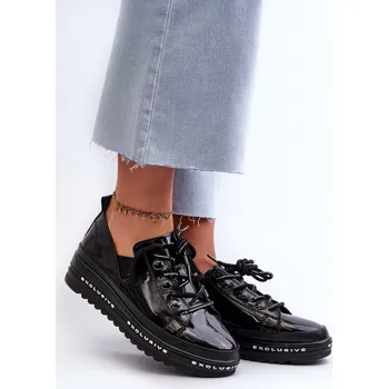 Dámské polobotky Dámské polobotky LR620 / 198010 Černá - S.Barski černá 39