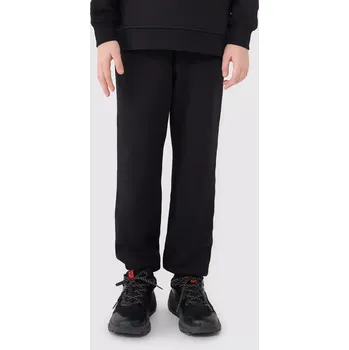 Chlapecké kalhoty Dětské tepláky 4F 4FJWMM00TTROM1188 DEEP BLACK 158