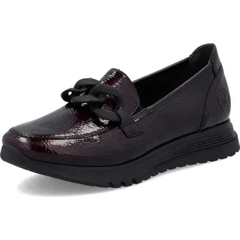 Dámské mokasíny Dámské mokasíny RIEKER 49051-35 červená W5 38