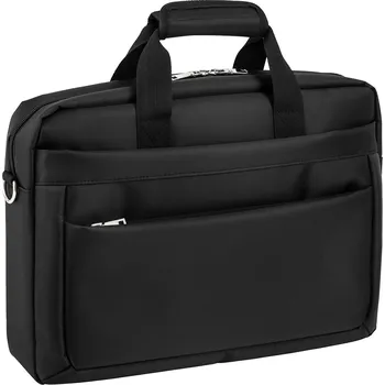 Pánská aktovka Pracovní aktovka na notebook 15" 3118-01 černá, dn-lederwaren