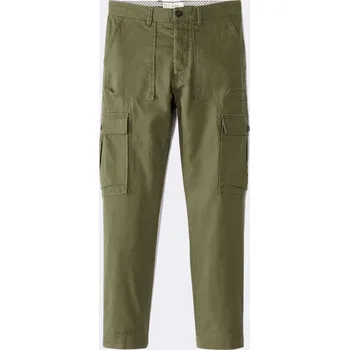 Pánské oblečení Celio Kalhoty kapsáče Loking 1045539 Khaki 42/34
