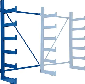 Dílenský regál Přístavba na konzolový regál Trestles RK 2000x1329x630, nosnost 1200 kg Barva: modrá