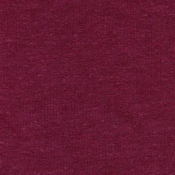 Prostěradlo Moraviatex Teplákovina bordó KONOPÍ 45%+55% BAVLNA (rub počesané smyčky)