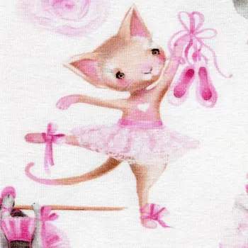 Moraviatex Jednolíc elastický bavlna/Elastan 6% digi tisk Labutí Jezero