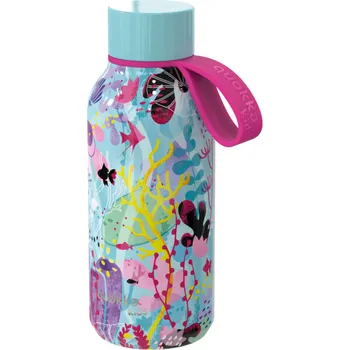 Termoska QUOKKA nerezová termoláhev SOLID KIDS s poutkem UNDERWATER 330 ML TERMO