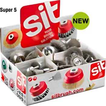 CMN-KARNASCH Sada kartáčů z nerezové oceli pro vrtačky (30 kusů)