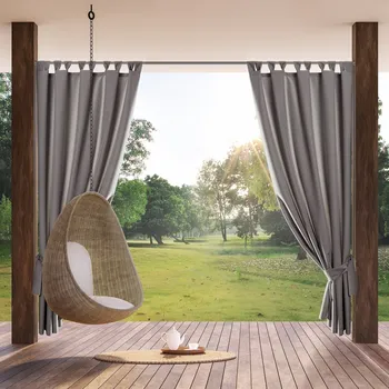 Pergola Venkovní zahradní závěs s poutky ALABAMA cappuccino různé velikosti (cena za 1 kus) MyBestHome Rozměr: 155x260 cm Poutka se suchými zipy