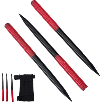 Vrhací hvězdice CHZ Černé vrhací jehlice "AKA KAGE SENBON" s pouzdrem