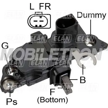 Alternátor Regulátor alternátoru Bosch 0124325012 / F00M145225