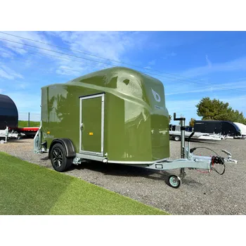 Přívěs k motorovému vozidlu Aerodynamický přívěs DEBON Cargo 1300®, ZELENÝ