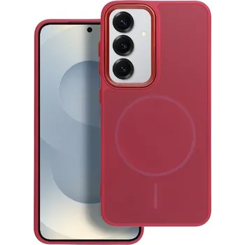 Náhradní kryt pro mobilní telefon Kryt Cover Frame Mag Cover s MagSafe Samsung Galaxy A55 Magenta