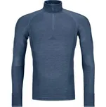Ortovox 230 Competition Zip Neck Men's, Petrol Blue - pánské triko M + Doprava zdarma