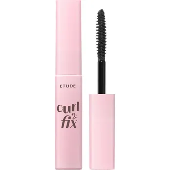 Řasenka ETUDE Curl Fix Mascara Mini voděodolná řasenka pro objem a natočení řas odstín 02 Brown 4 g