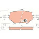 Sada brzdových destiček, kotoučová brzda TRW GDB3132