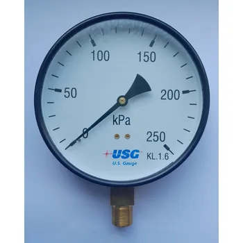 Manometr standardní pr. 150mm, spodní přípoj M20x1,5, rozsah 0-250 kPa