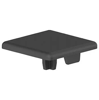 Stavební profil FATH krytky pro profily 30 x 30 mm zásuvné 2 křížová černá drážka 6